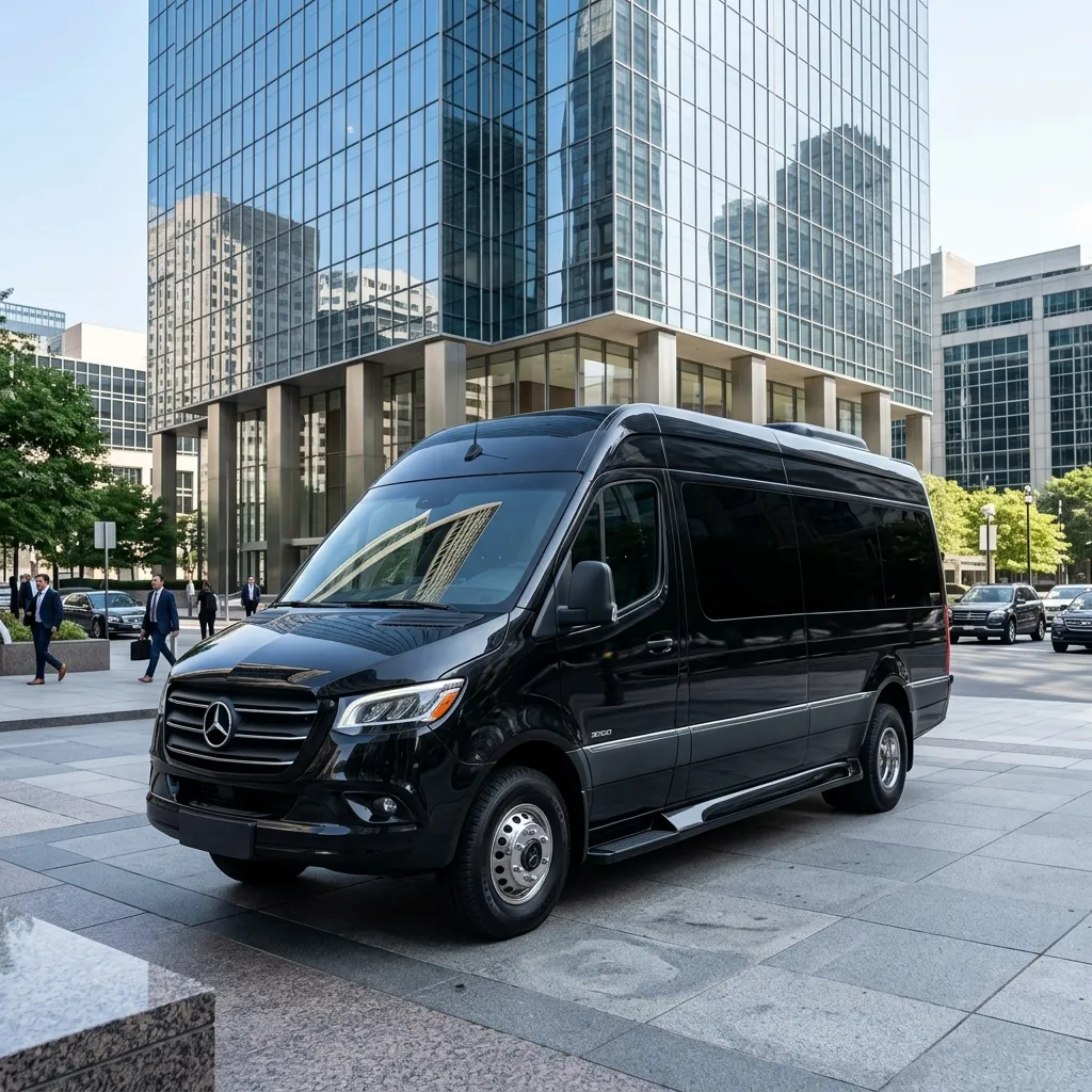 Executive Sprinter — Mercedes-Benz Sprinter Executive, seats 14 passengers with 10 bags